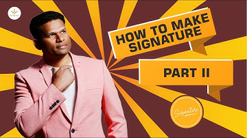 signature analysis full course- how to make Sign part 2