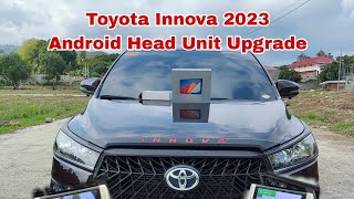 Toyota Innova 2023 Android Head Unit Upgrade 9 inches with 360 Camera Recording Octacore 4+64gb 💯👌