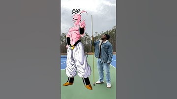 How Tall Are DBZ Characters? #dragonball #anime