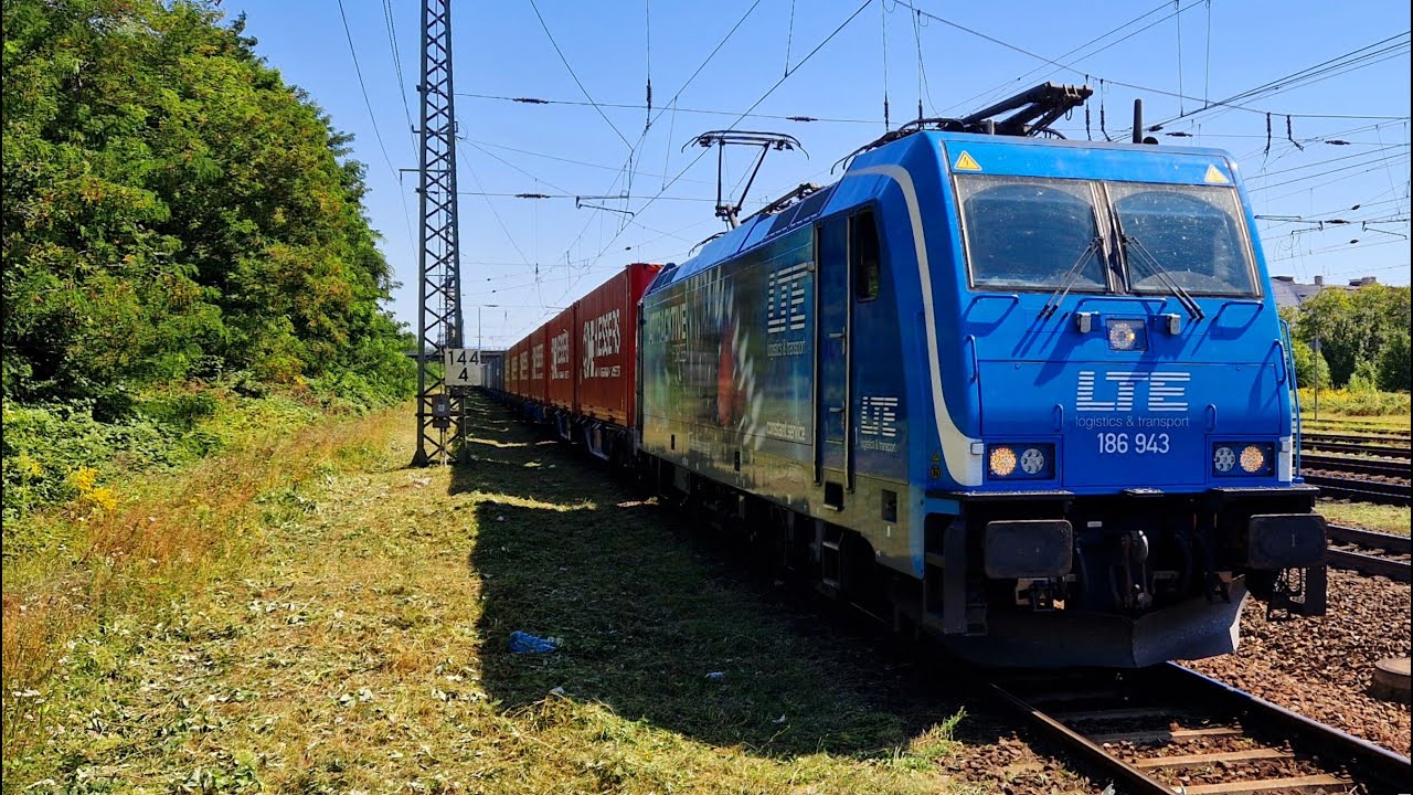 Führerstandsmitfahrt BR 186 Glasower Damm - Werder / Havel - Brandenburg Hbf.