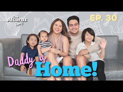 Daddy Marco is finally home!