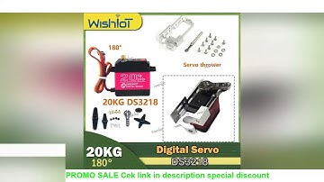 20KG DS3218 Digital Servo Motor 180 Metal Gear Compatible Thrower Bracket With 25T Arm Servos DIY To