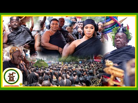 DAY 2 Live From Manshyia Palace Sad Atmosphere As Tuaregs Nkosuohemaa In Niger The Late Asantehemaa