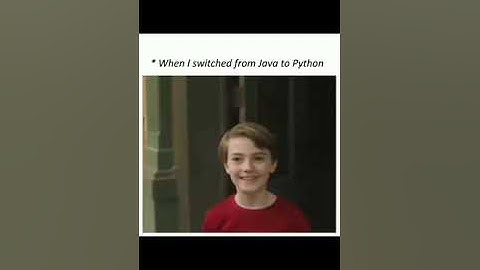 When You Switched From Java To Python 😂🤣 | Python Programmer Meme #shorts #python #meme