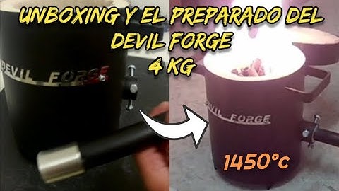 NUEVO HORNO DE FUNDICIÓN DEVIL FORGE/UNBOXING, SETUP/METAL CASTING/HOME FOUNDRY/METAL MELTING/ASMR