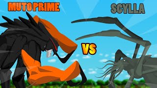 MUTO Prime vs Titanus Scylla | MonsterVerse Kaiju Tournament | Kaiju Animation