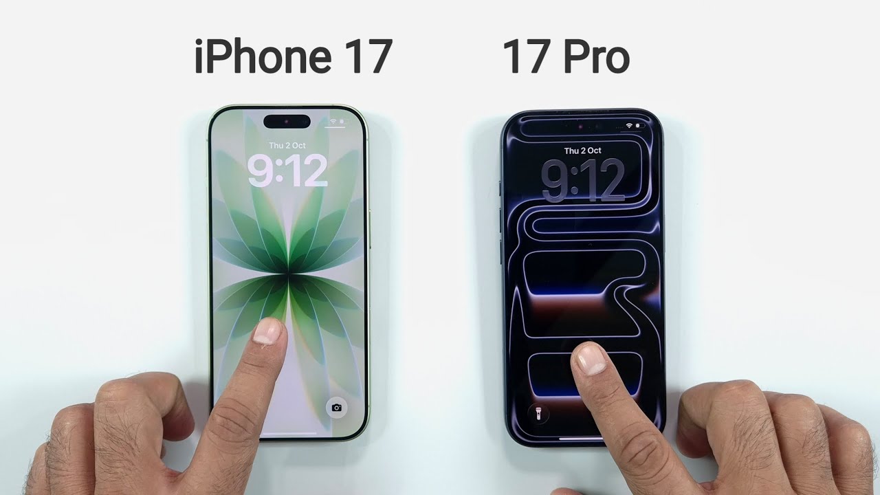 iPhone 17 vs 17 Pro SPEED TEST | which is FASTER ? - YouTube