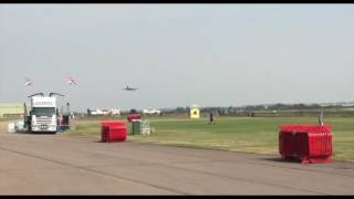 Flying Fortress Landing At Duxford