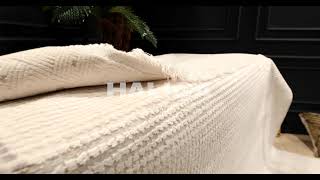Halıca Avangard 5929A D  Çerçeveli Bambu Akrilik Modern Salon Halsı