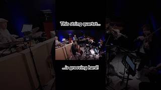 Did you ever see a string quartet groove like this? #jazz #strings #drums