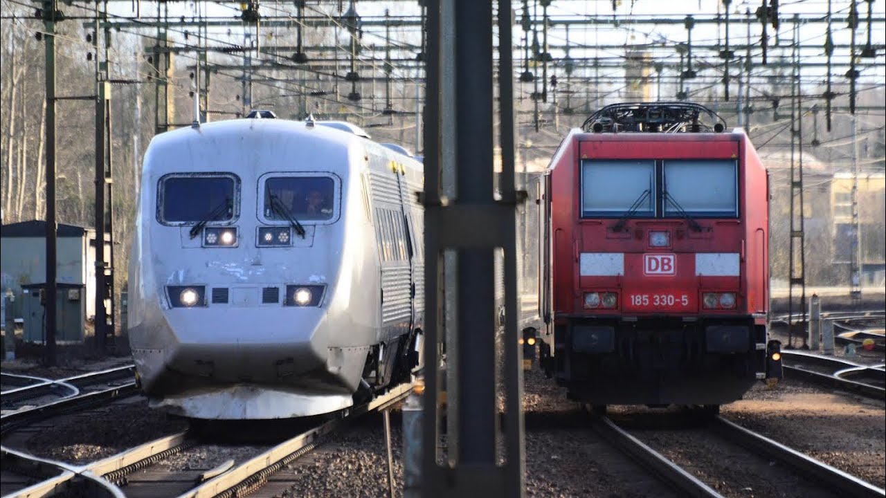 Tåg i Älmhult / Trains in Älmhult (Sweden)