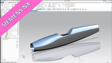 WW-109 Fighter Plane - Part 4 - Main Fuselage - Siemens NX 12 Training - Surfaces