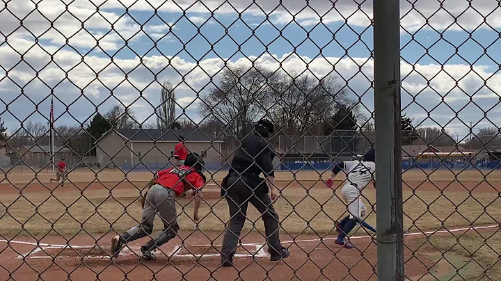 Daniel Brousseau pitching- groundout