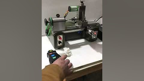 Vibration test of new batch CZ50 watchmaker lathe.