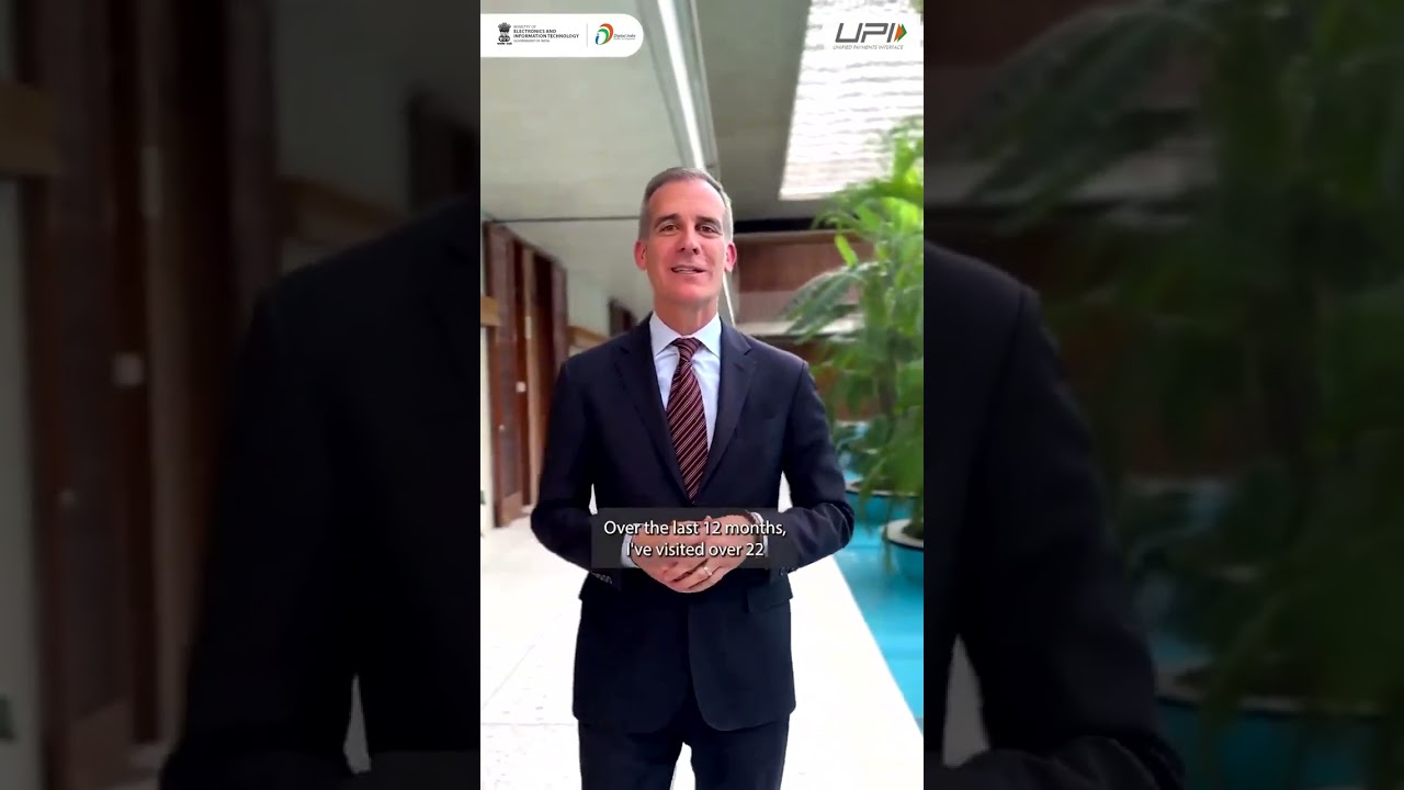 ✨UPI is incredible, exclaimed US Ambassador Eric Garcetti, reflecting on his year-long journey