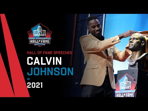 Calvin Johnson Full Hall of Fame Speech | 2021 Pro Football Hall of Fame