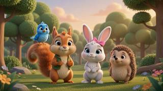 Sammy the Squirrel Cleans the Forest! 🐿️🌳 | Kids Story About Kindness & Helping