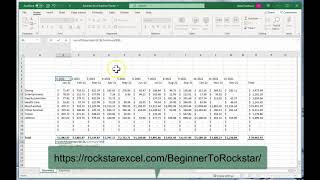 Create an Expense Tracker in Excel in 14 Minutes
