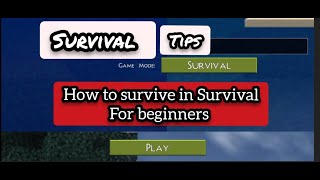 How to survive in survival in mini block craft screenshot 5