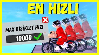 EN HIZLI BİSİKLET YARIŞI💥AYŞEM ECE ARI👑ROBLOX OBBY BUT YOU ARE ON A BIKE