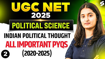 UGC NET Dec 2025 | UGC NET Political Science Classes | Indian Political Thought UGC NET #2 By Kiran