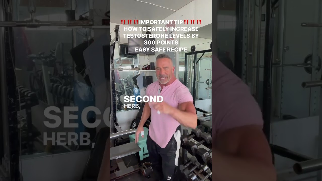 ‼️‼️‼️IMPORTANT TIP‼️‼️‼️HOW TO SAFELY INCREASE TESTOSTERONE LEVELS BY 300 POINTSEASY SAFE RECIPE