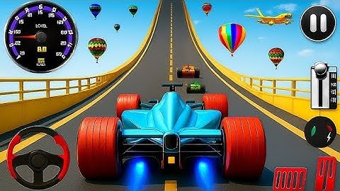 FORMULA CAR RACING STUNT SIMULATOR - IMPOSSIBLE CAR MEGA RAMP 3D - ANDROID GAMEPLAY VIDEO 