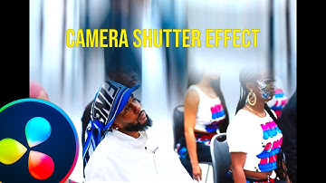 Camera Shutter Effect - DaVinci Resolve