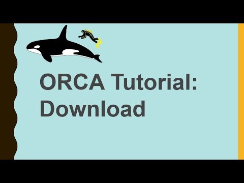 ORCA Tutorial: 1 Download