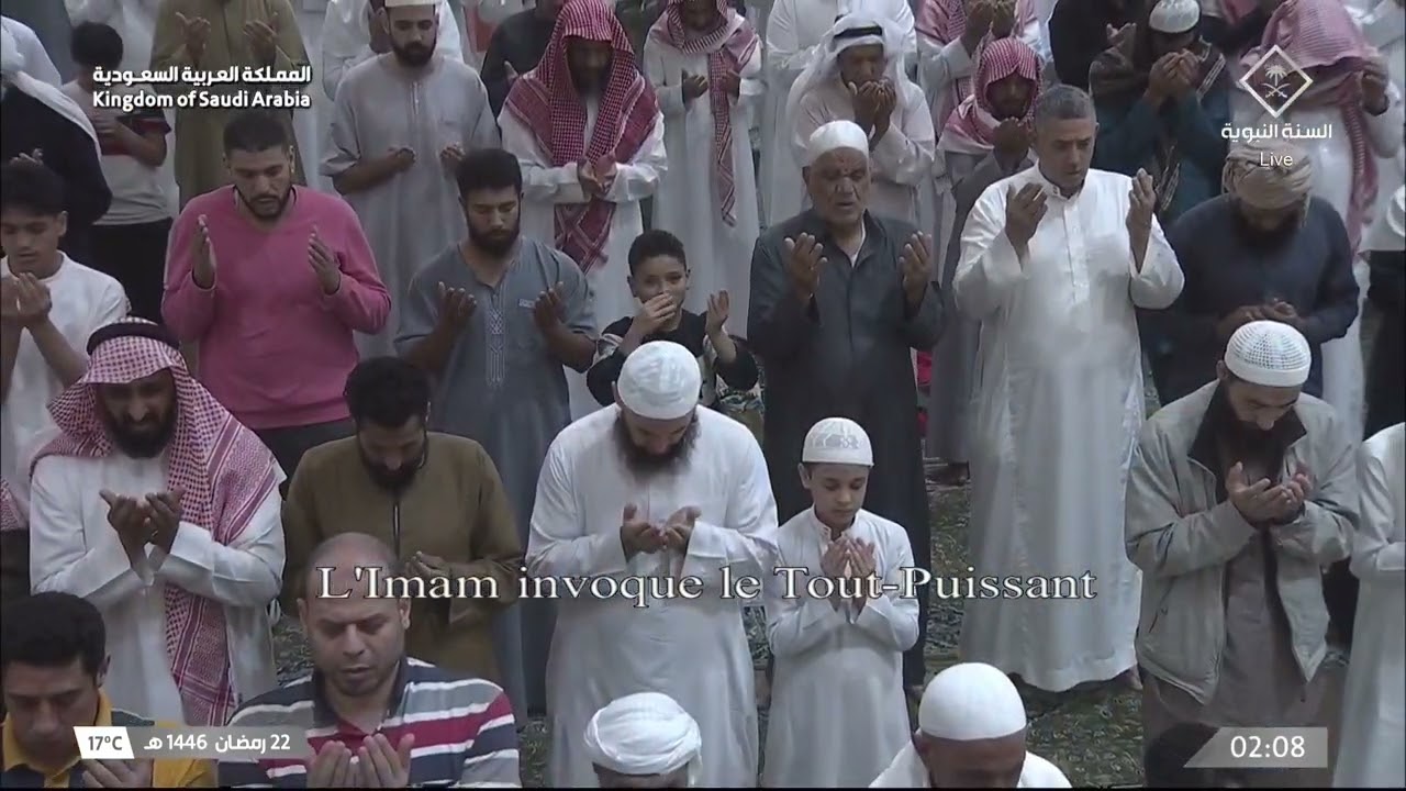 الشفع و الوتر مع دعاء القنوت للشيخ أحمد الحذيفي ليلة 22 رمضان 1446هـ