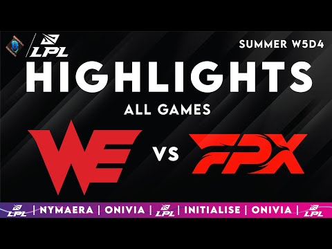 WE vs FPX Highlights ALL GAMES — LPL 2025 Split 3 — Team WE vs FunPlus Phoenix by Onivia