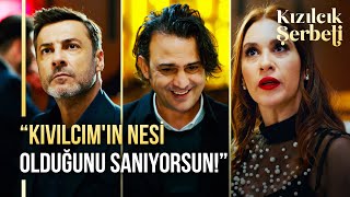 Kayhan, Kıvılcım ve Ömer'in yemeğini bastı! | Kızılcık Şerbeti 17. Bölüm