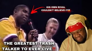 LARRY DESERVES HIS FLOWERS!!!! EZOreacts to Larry Bird STORIES that prove he's the BEST TRASH TALKER