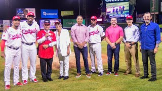 Ceremonia de apertura y presentacion de jugadores Leones del Escogido 2023