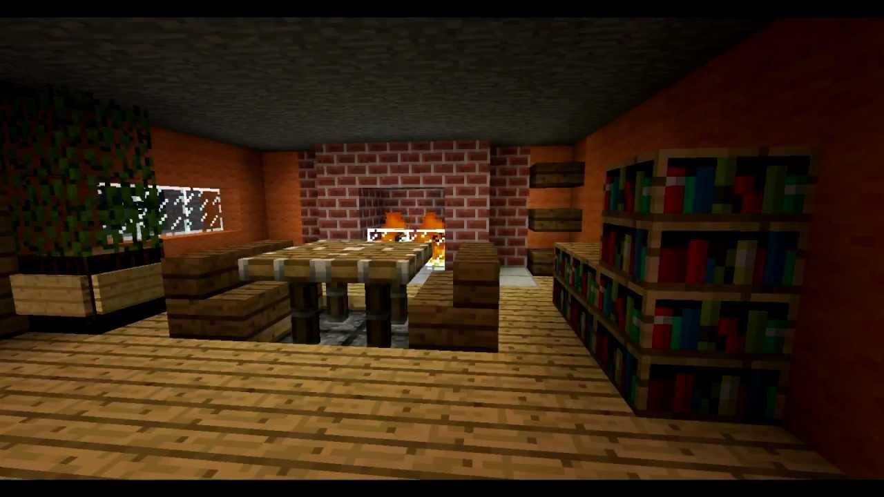Minecraft modernes wohnzimmer mit redstone youtube