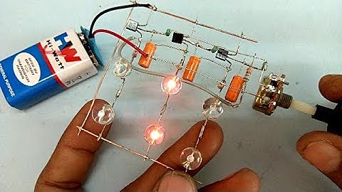 3 Way running light with speed controller / led chaser