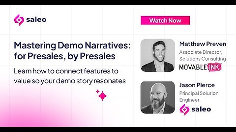 Mastering Demo Narratives  for Presales, by Presales