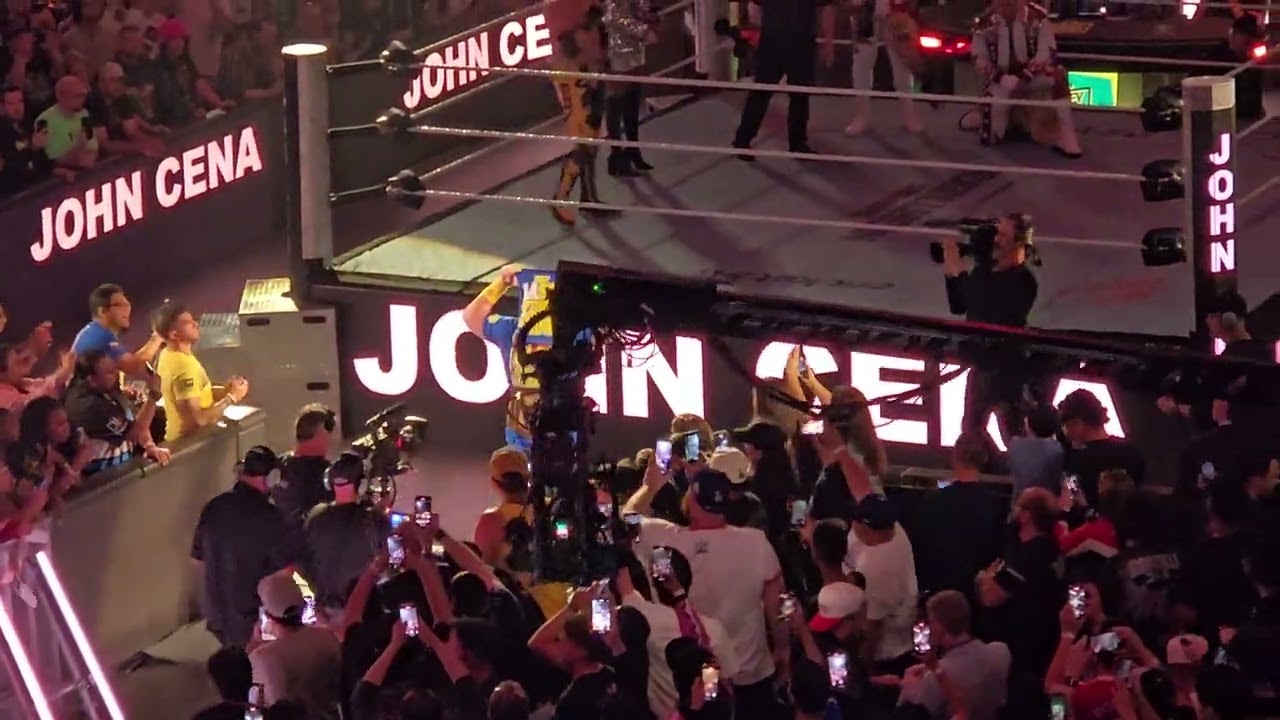 Wwe john cena entrance money in the bank 2025