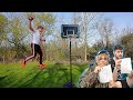 Mini Hoop Basketball Dunk Contest! (INSANE)