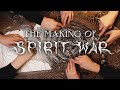 SPIRIT WAR | linocut process -- start to final print | my biggest linocut print ever