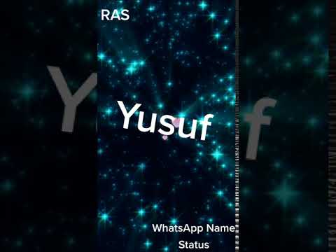 Yusuf Name // WhatsApp Name Status // love forever ♥️♥️// for someone special