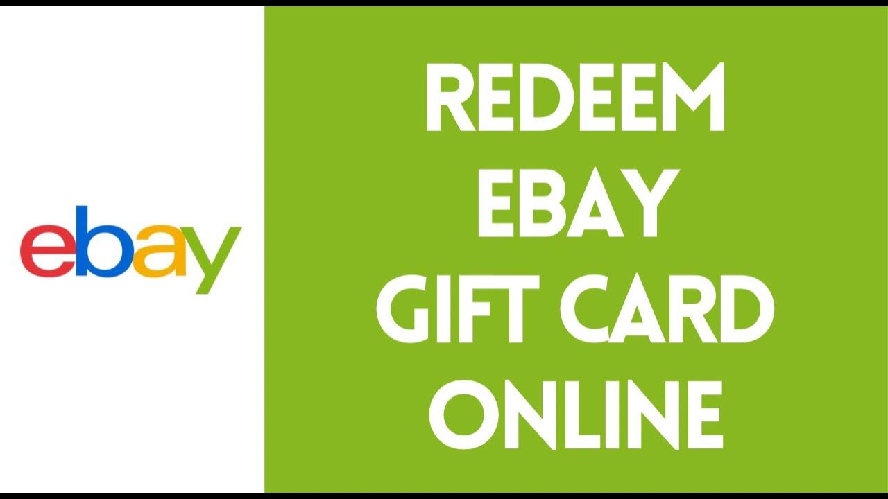 How to Reedem eBay Gift Card Online (2023) YouTube