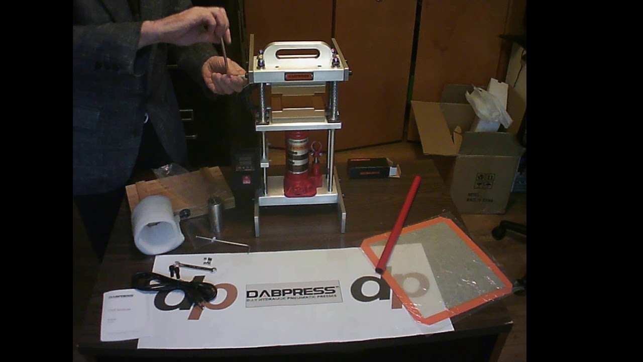 3 Ton Hydraulic Jack Rosin Press by Dabpress dp bj3t33  Driptech Rosin Press Unboxing Part 2