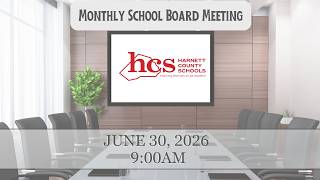Harnett County Board of Education Meeting