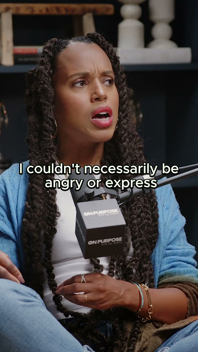 Kerry Washington on expressing her true emotions through the characters she portrays#shorts