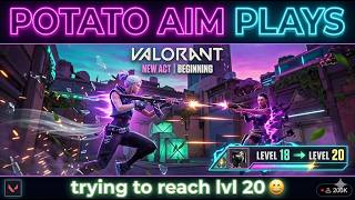 Unranked se Compi tak ka SUFFER @valorant | Potato Aim Plays Live 🛑
