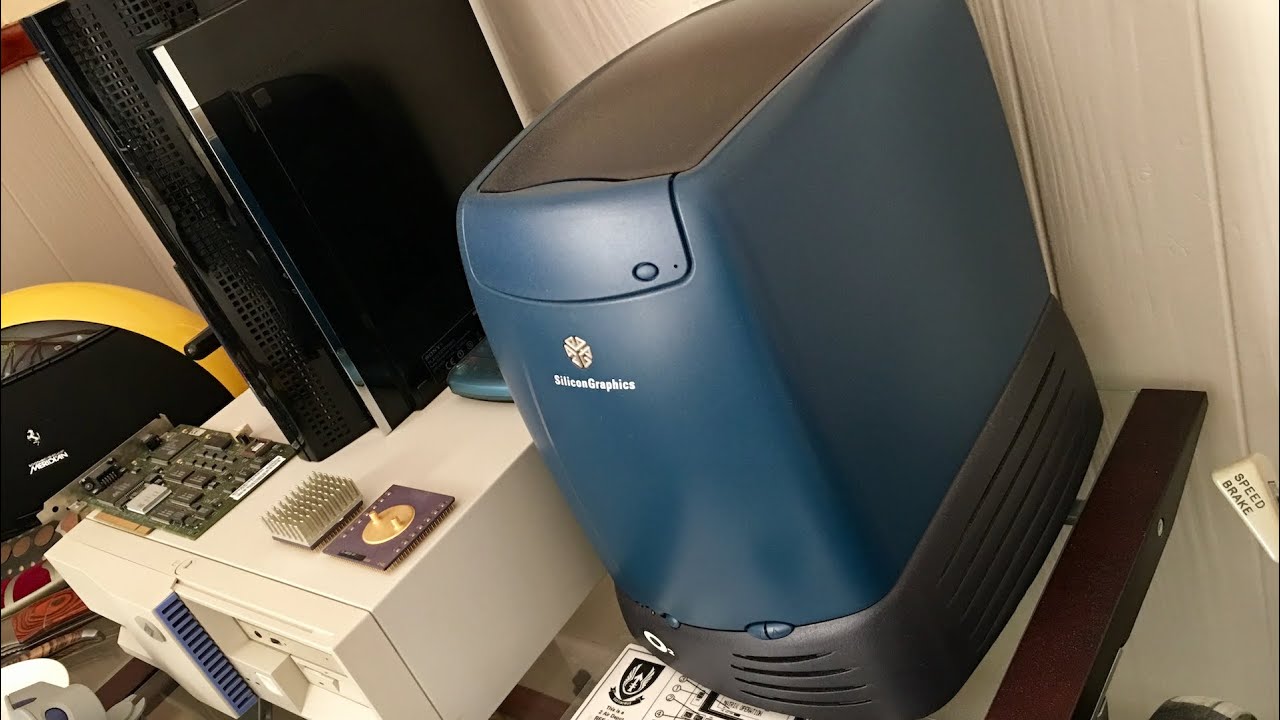 Starting up Catia 4 on an SGI O2 R12K@400MHz - YouTube