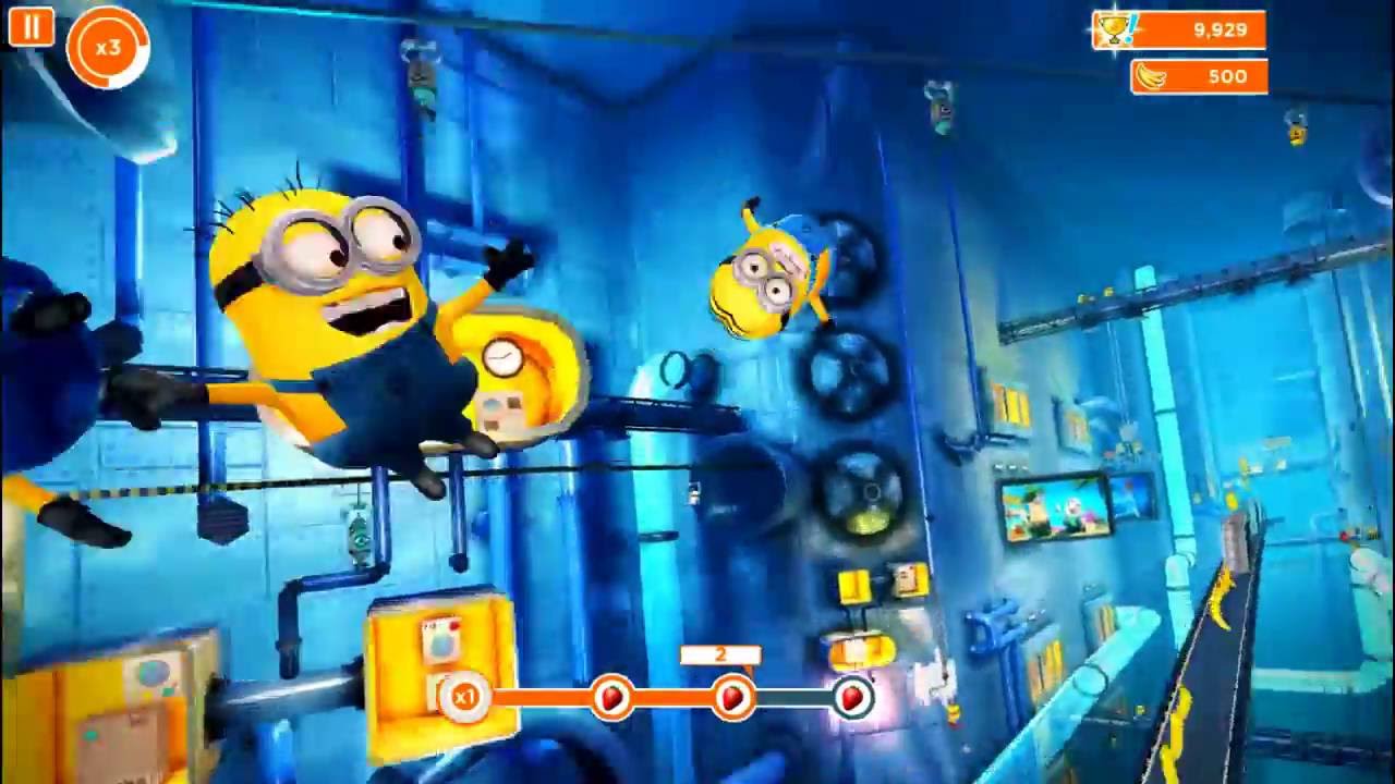Gameplay #1- Minion Rush, Jogo para celular e Pc`s! (Crazy Lab) - YouTube