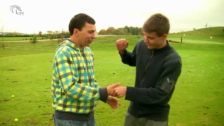 KobraTV - Ištrauka iš laidos "C.A.F." - Iššūkis vedėjui (golfas)