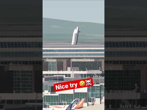 Aerofly FS 2023 iPhone App Flight Sim • Singapore Airlines Boeing 787 take off from building 🤣🙈